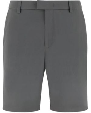 BOGGI B Tech Seersucker Shorts - Grey