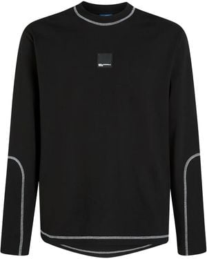 Karl Lagerfeld Long-Sleeved T-Shirt - Black