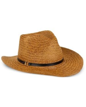 Coccinelle Erika Interwoven Hat - Brown