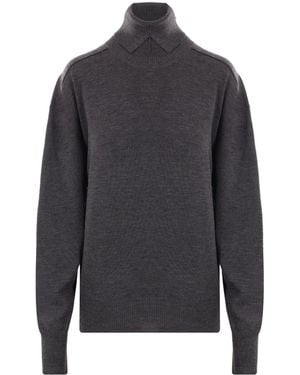 Burberry Turtleneck Sweater - Grey