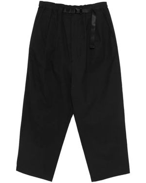 Comme des Garçons Belted Pleated Trousers - Black