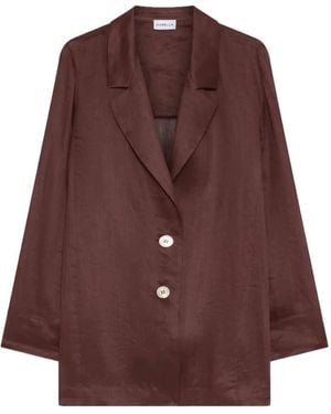 Marella Blazer Con Solapas De Muesca - Morado