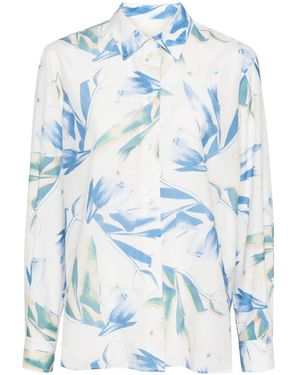 Paul Smith Printed Shirt - Blue