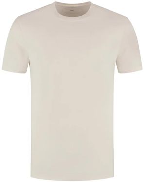 Fedeli T-Shirt mit rundem Ausschnitt - Weiß