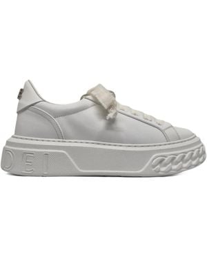Casadei Off Road Sneakers mit Perlen - Grau