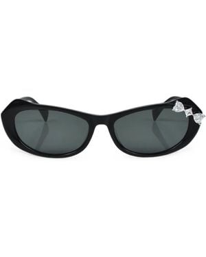 YVMIN Bowknot Kitten Sonnenbrille - Schwarz
