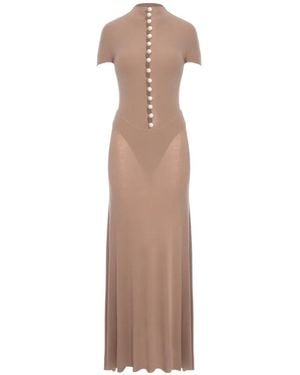 MANURI Mia Maxi Dress - Natural