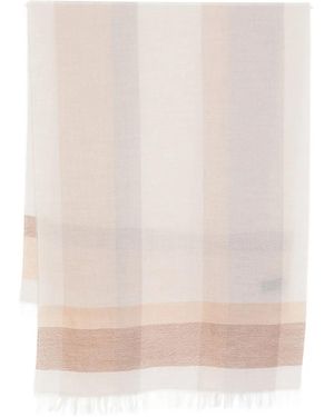 D.exterior Écharpe Rayée À Franges - Neutre