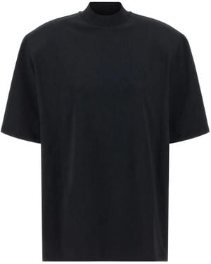 The Attico Mock-Neck T-Shirt - Black