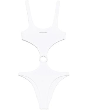 Mc2 Saint Barth Cut-Out Swimsuit - White