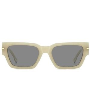 Victoria Beckham Rectangle-Frame Sunglasses - Grey