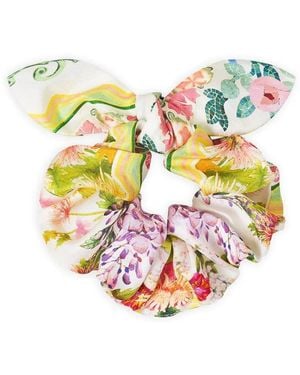 CAMILLA The Call Of Catalonia Scrunchie - White