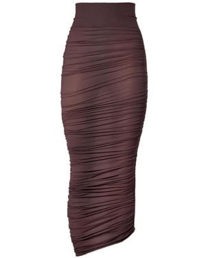 Wolford Drapierter Rock - Lila