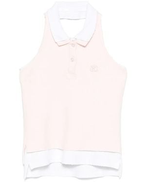 Alexander Wang Halter Layered Top - Pink