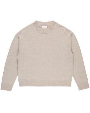 Twp Crew-Neck Jumper - Natural