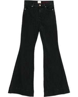 Alice + Olivia Beautiful Button-Fastening Jeans - Black