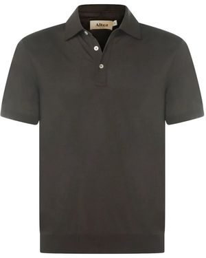 Altea Buttoned Polo Shirt - Black