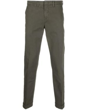 Fay Klassische Tapered-Chino - Grau