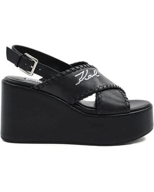 Karl Lagerfeld Wendy Sandalen 120mm - Schwarz