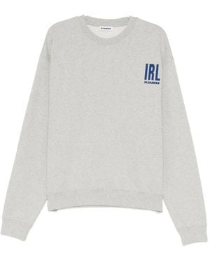 Jil Sander Logo-Print Sweatshirt - White