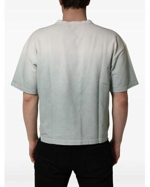 Dolce & Gabbana Tie-Dye Graphic-Print T-Shirt - Grey