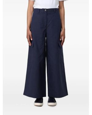 Colmar Wide-Leg Cargo Pants - Blue