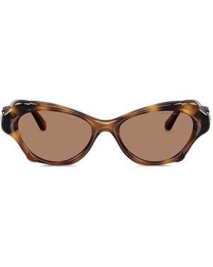Swarovski Cat-Eye Sunglasses - Brown