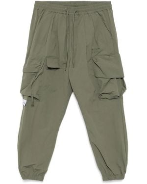 Musium Div. Cargohose Mit Logo-Stickerei - Grün