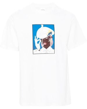 Noah X Antonio Lopez グラフィック Tシャツ - ブルー