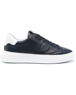 Philippe Model Temple Logo-Patch Trainers - Blue