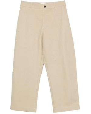 Studio Nicholson Button-fastening cotton trousers - Natur