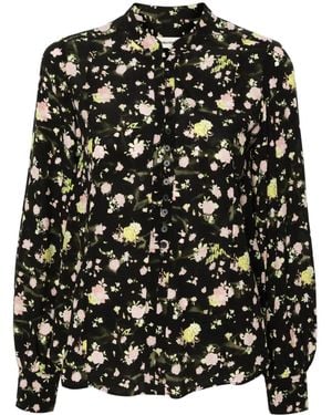 Zadig & Voltaire Blusa A Fiori Berry - Nero