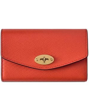 Mulberry Darley Portemonnaie Aus Gekörntem Leder - Rot