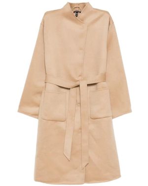 Eileen Fisher Manteau À Taille Ceinturée - Neutre
