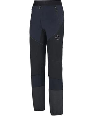 La Sportiva Logo-Print Performance Trousers - Blue