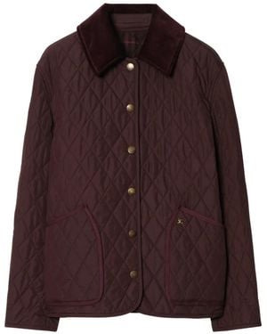 Burberry Quilted Nylon Dranefeld Barn Jacket - Brown