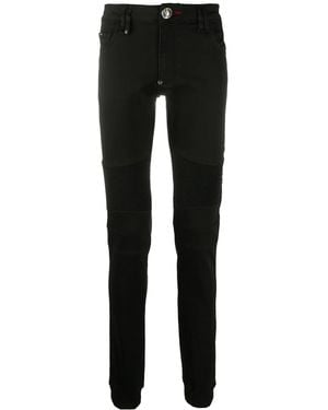 Philipp Plein Slim Fit Jogging Jeans - Black