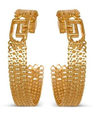Balmain Sync Pb フープピアス - メタリック
