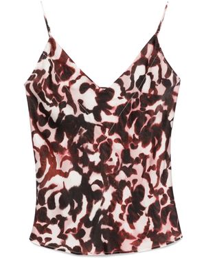 Forte Forte Graphic-Print Top - Red