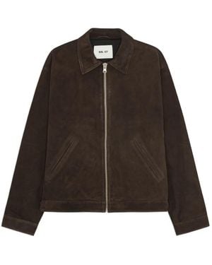 NN07 Petrus Suede Jacket - Brown