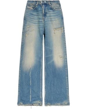 DIESEL 1996 D-Sire 09N29 Distressed Jeans - Blue