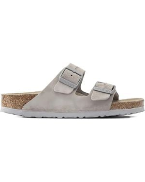 Birkenstock Arizona "Stone-Coin" Sandalen - Wit