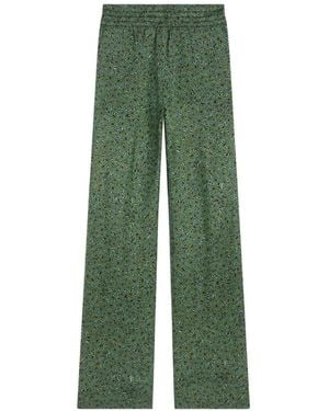 Dries Van Noten Slim-Fit Viscose Trousers - Green