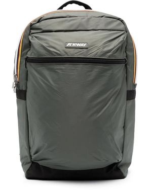 K-Way Laion Zip-Fastening Backpack - Grey