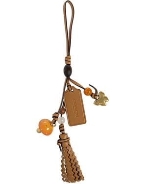 COACH Mushroom Heritage Taschenanhänger - Mettallic