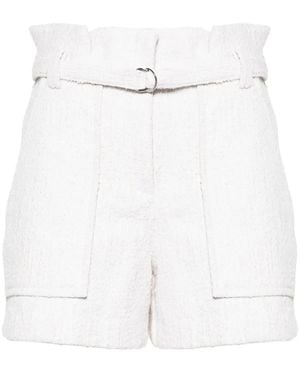 IRO Vanay Tweed Shorts - White