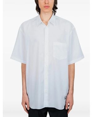 Comme des Garçons Short-Sleeve Patch-Pocket Shirt - White