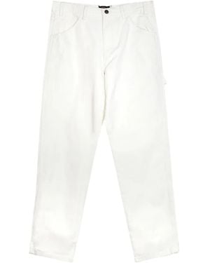 Dickies Logo-Patch Pants - White