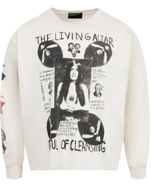 Enfants Riches Deprimes T-Shirt A Maniche Lunghe Living Alter - Bianco