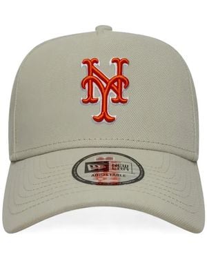 KTZ New York Mets Embroidered Baseball Cap - Grey
